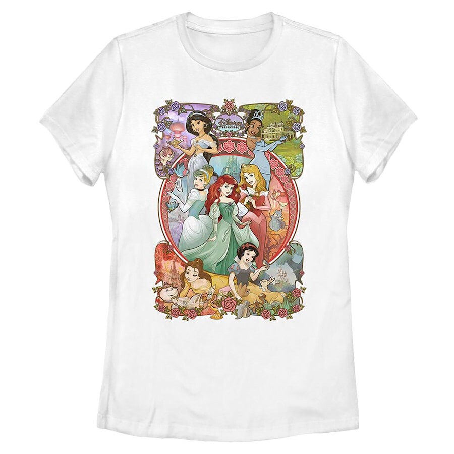 

Футболка с коротким рукавом Mad Engine Disney Princess, белый