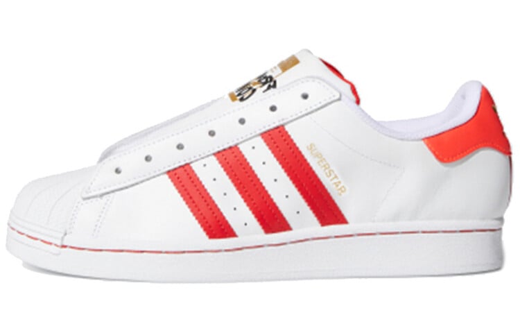 

Кроссовки унисекс Adidas Originals Superstar Skate Белый/Красный