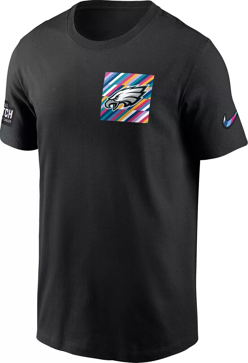 

Мужская черная футболка Nike Philadelphia Eagles 2023 Crucial Catch Sideline