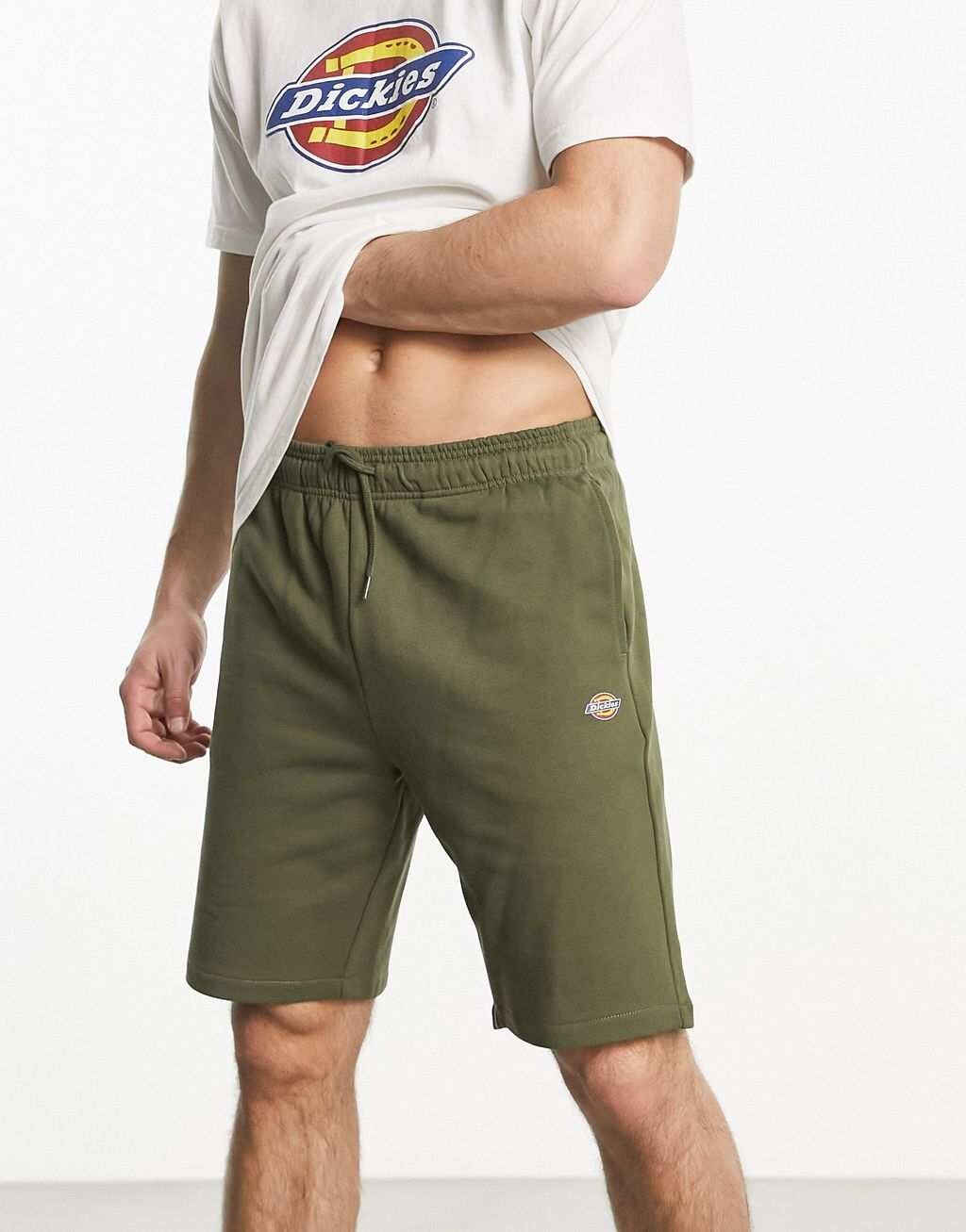 

Зеленые шорты из джерси в стиле милитари Dickies Mapleton