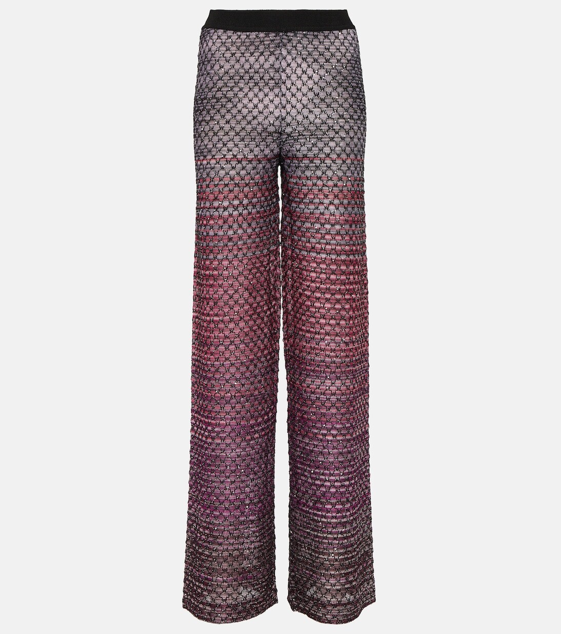 

Прямые брюки с пайетками Missoni, мультиколор