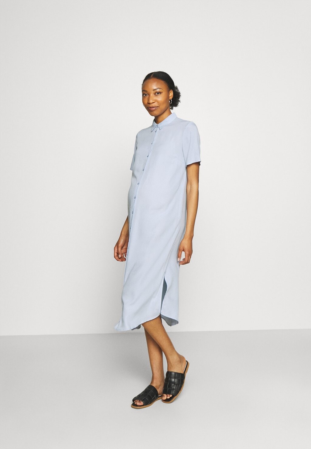

Рубашка Pieces Maternity ПЛАТЬЕ-РУБАШКА PCMCAMILA, цвет kentucky blue