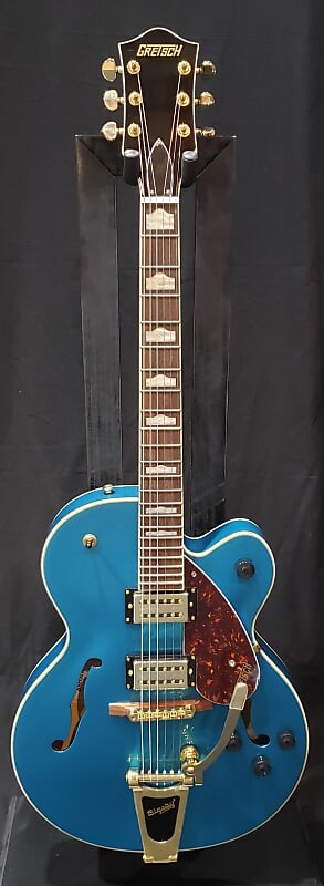 

Электрогитара Gretsch G2410TG Streamliner Hollow Body Single Cutaway with Bigsby 2021 Ocean Turquoise