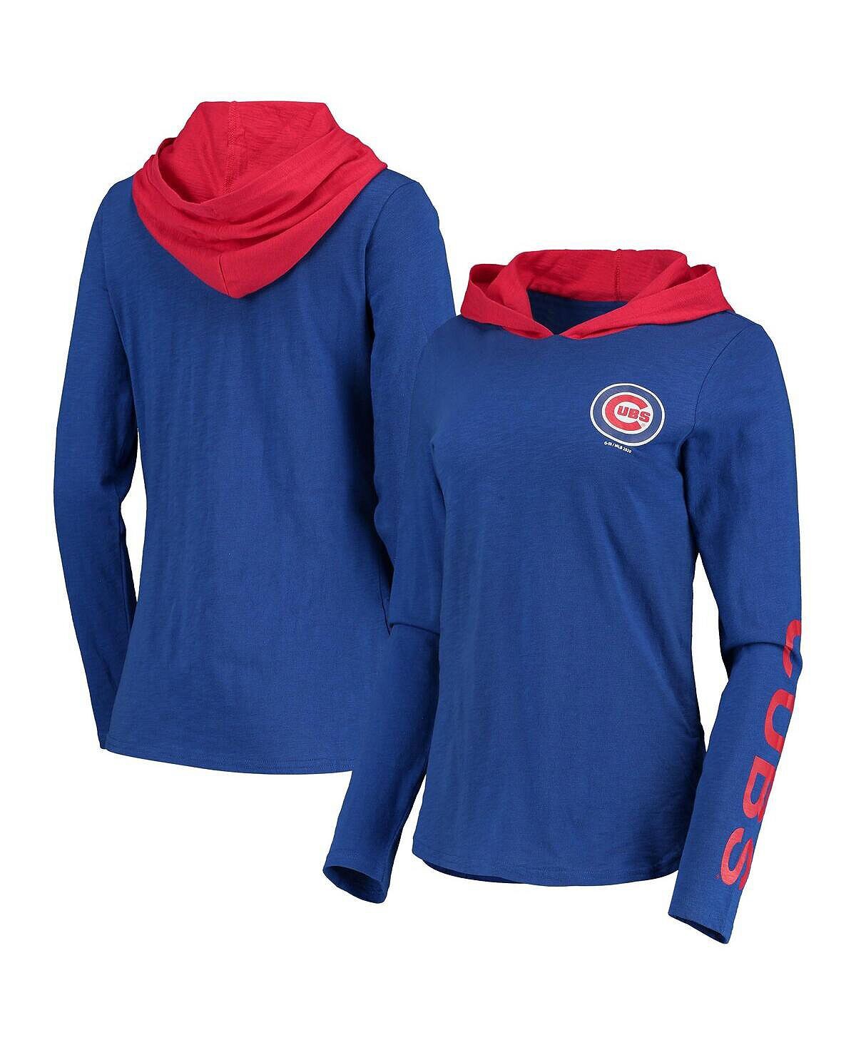 

Женский пуловер с капюшоном Royal Chicago Cubs с перекладиной G-III 4Her by Carl Banks