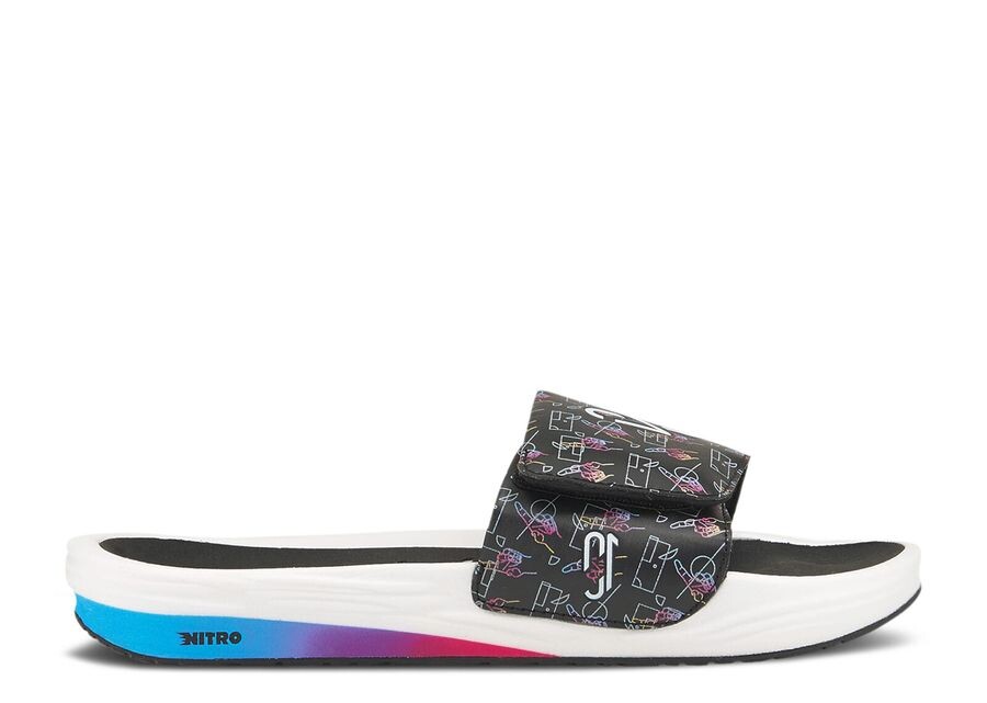 

Кроссовки Puma Neymar Jr X Nitrocat V Sandals 'Allover Print', белый, Серый