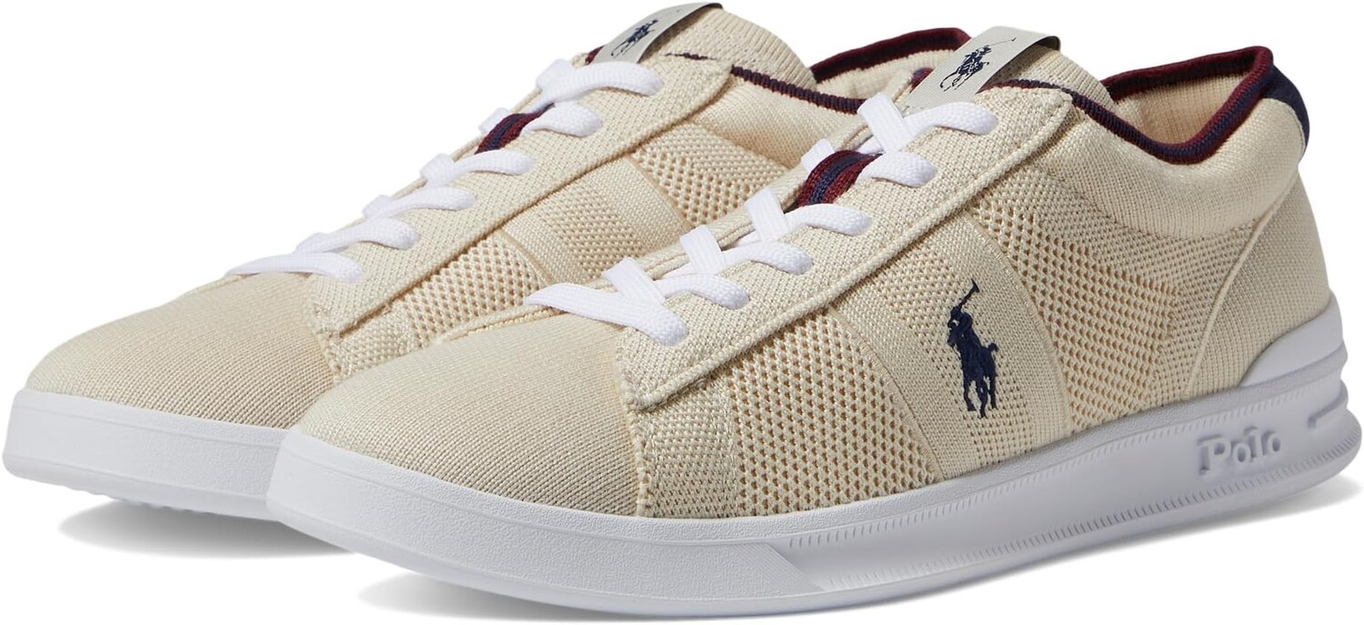 

Кроссовки Heritage Court Knit Polo Ralph Lauren, цвет Natural