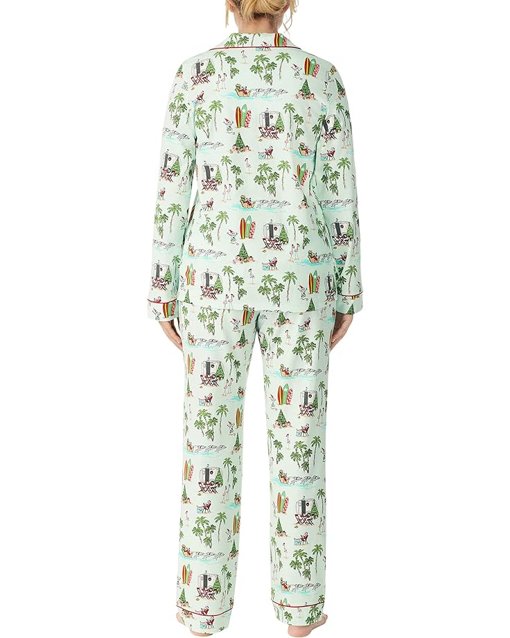 Пижамный комплект Bedhead PJs Organic Cotton Long Sleeve Classic PJ Set, цвет Warm Wishes