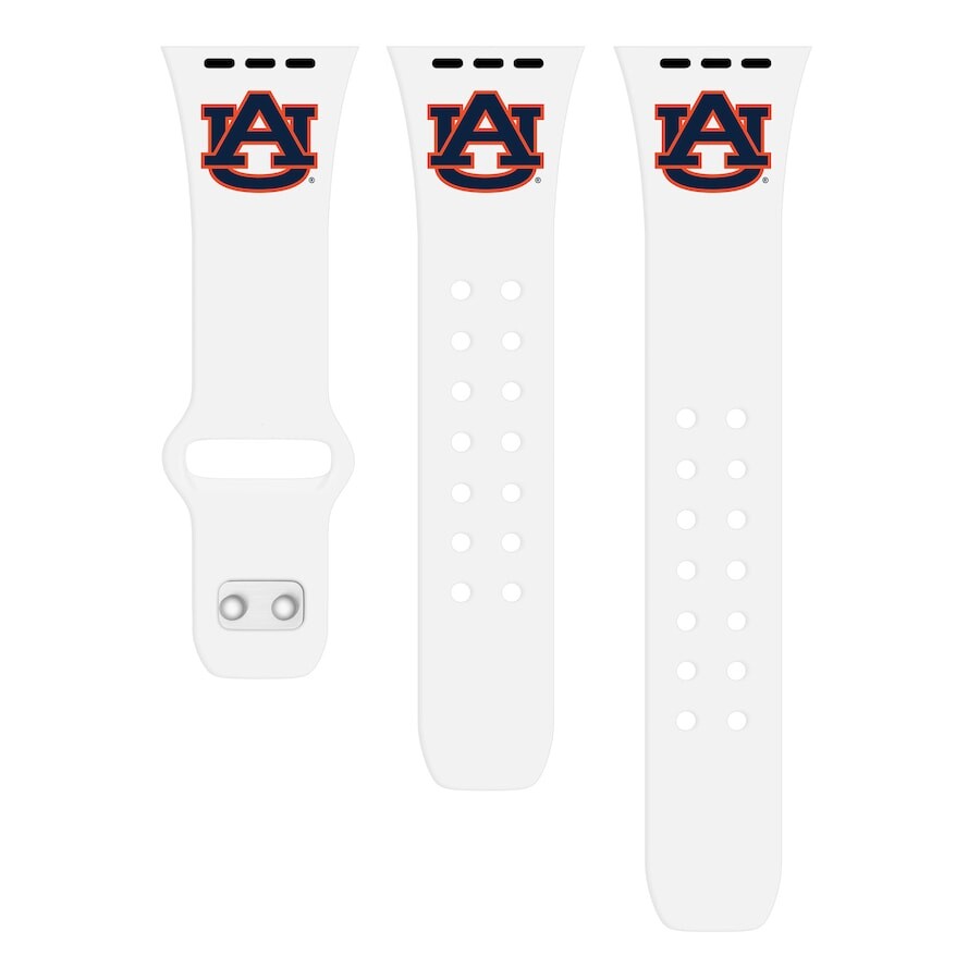 

Ремешок для часов Affinity Bands Auburn Tigers, белый