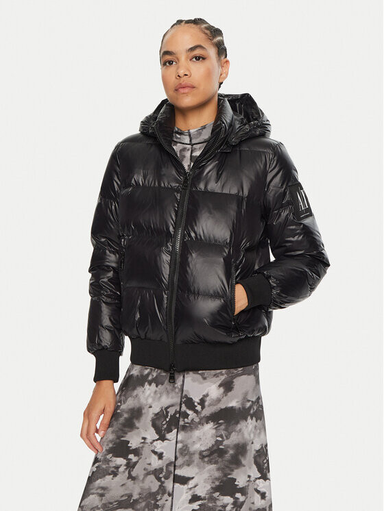 

Пуховик стандартного кроя Armani Exchange, черный