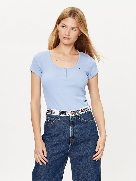

Футболка стандартного кроя Tommy Jeans, синий