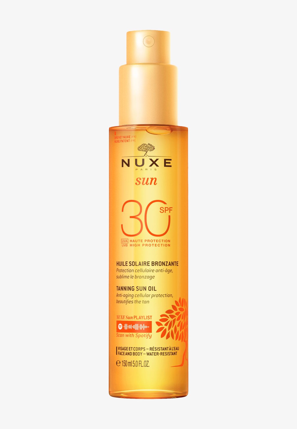 Защита от солнца NUXE SUN TANNING OIL FOR FACE AND BODY HIGH PROTECTION SPF 30 nuxe sun tanning oil spf10 face and body 150 ml