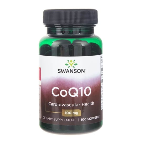 Swanson, Коэнзим Q10, 100 мг, 100 капсул swanson коэнзим q10 высокая эффективность 120 мг 100 капсул