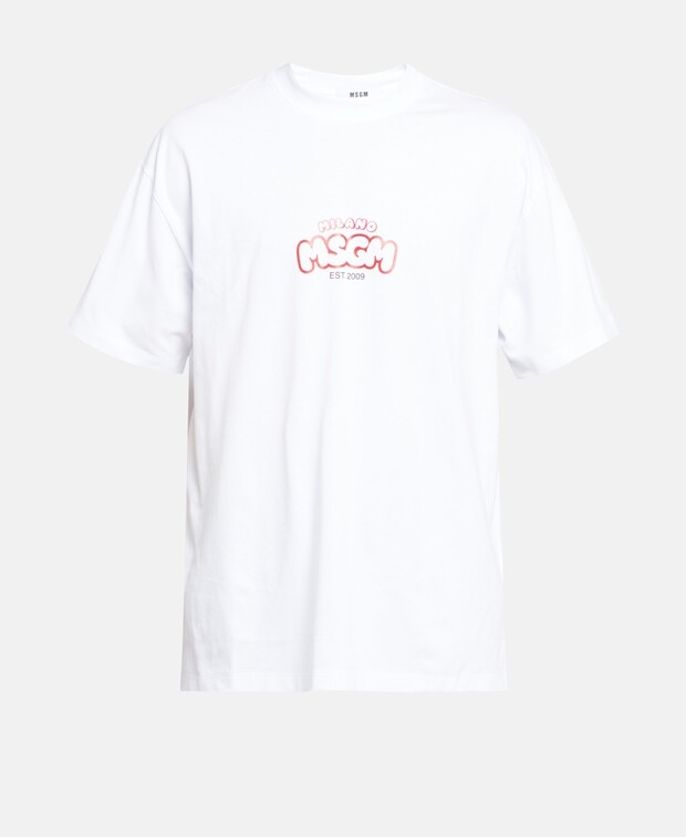 

Футболка MSGM, цвет Wool White