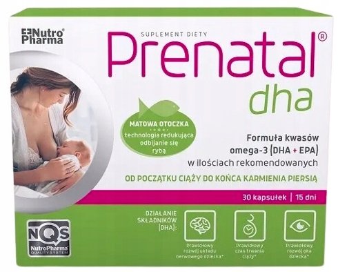 Nutropharma, Пренатальная ДГК, кормление беременных, 30 капсул. thorne пренатальная дгк 60 капсул