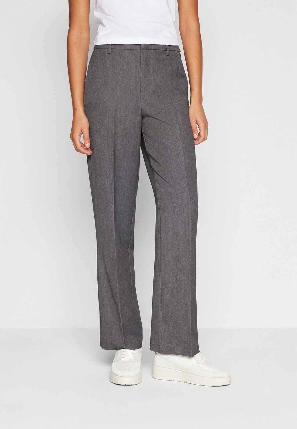 

Брюки ONLHATTIE WIDE PANT ONLY, цвет dark grey melange