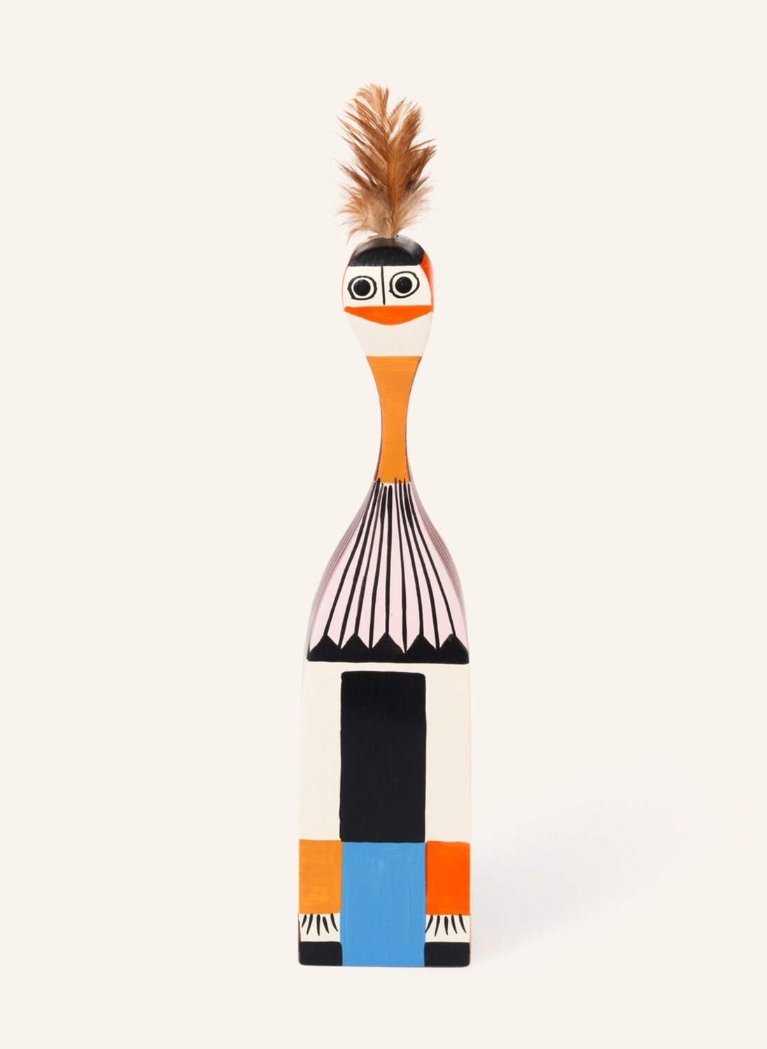 

Декоративная фигурка Vitra WOODEN DOLL NO. 1, высота 27,5 см, цвет orange/rot/blau