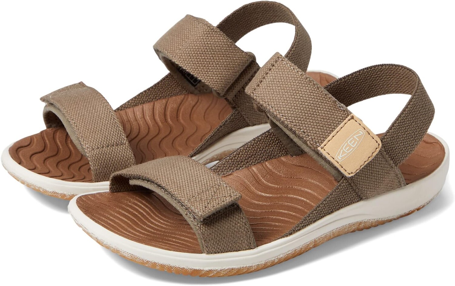 

Сандалии Elle Backstrap KEEN, цвет Brindle/Star White