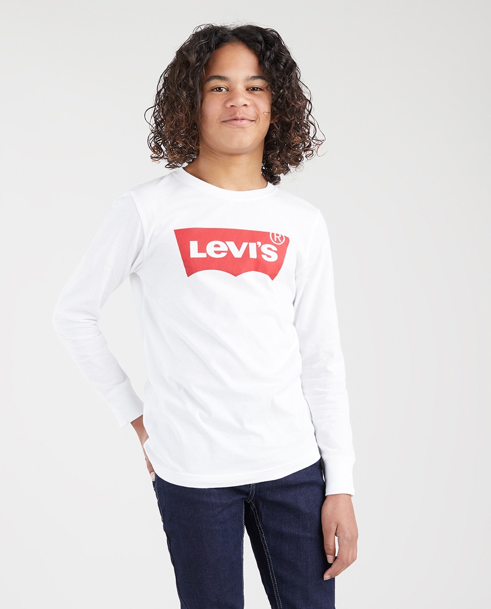 Пустая футболка мальчика Levi's, белый