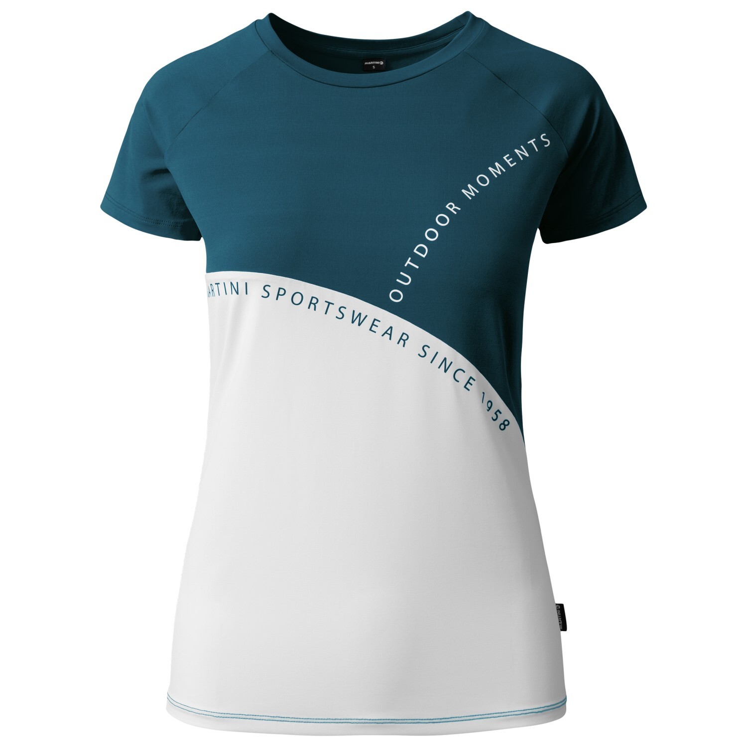 

Функциональная рубашка Martini Women's Via Shirt Straight, цвет poseidon/white