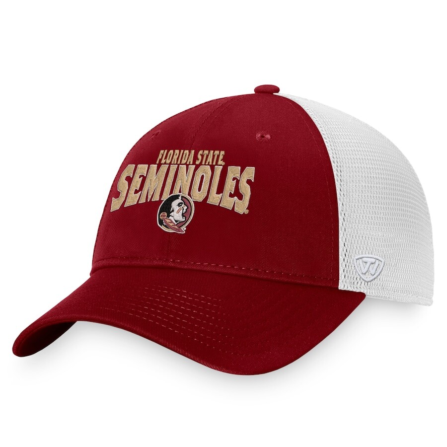 

Бейсболка Top of the World Florida State Seminoles, гранатовый