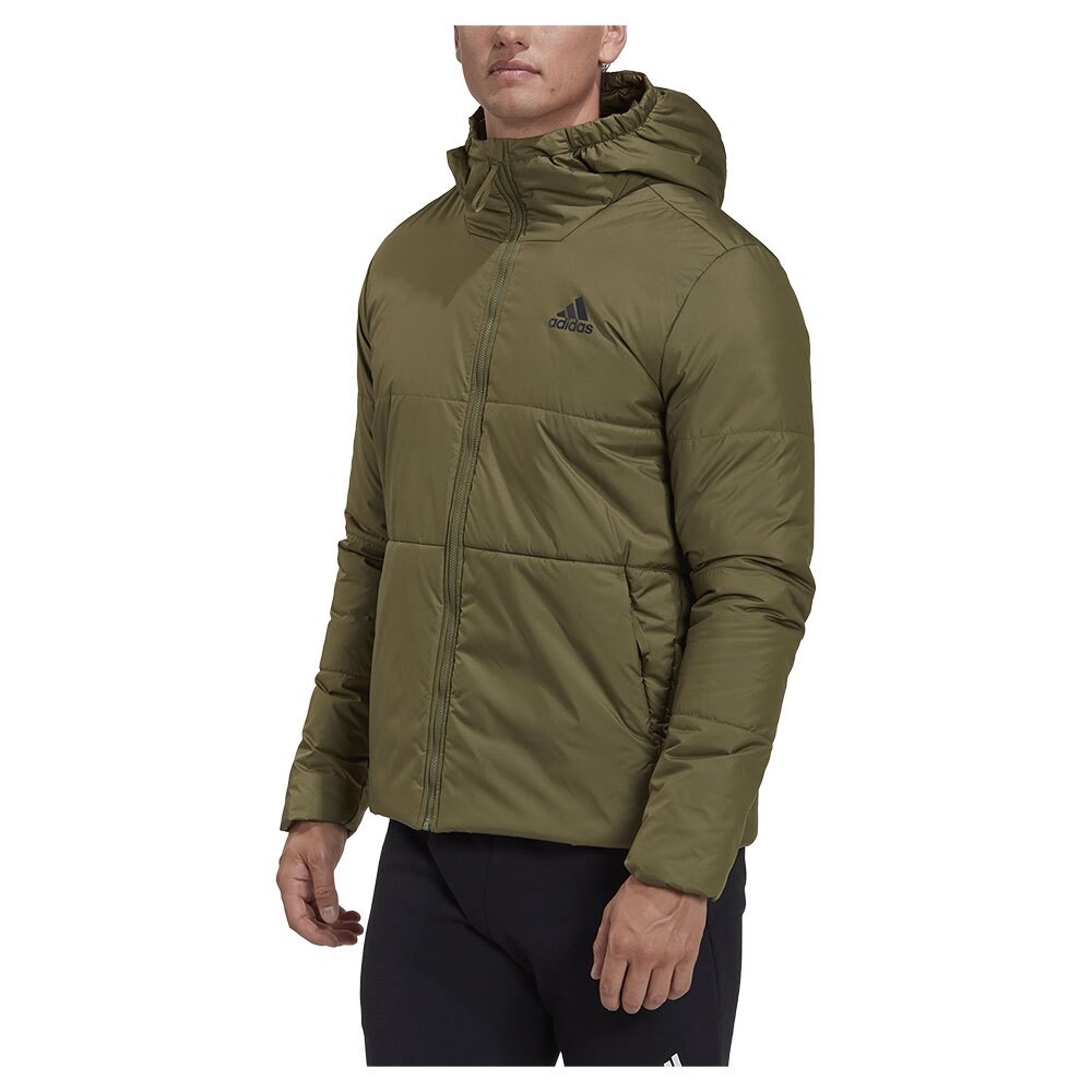 

Куртка adidas Basic 3 Stripes Insulated, зеленый