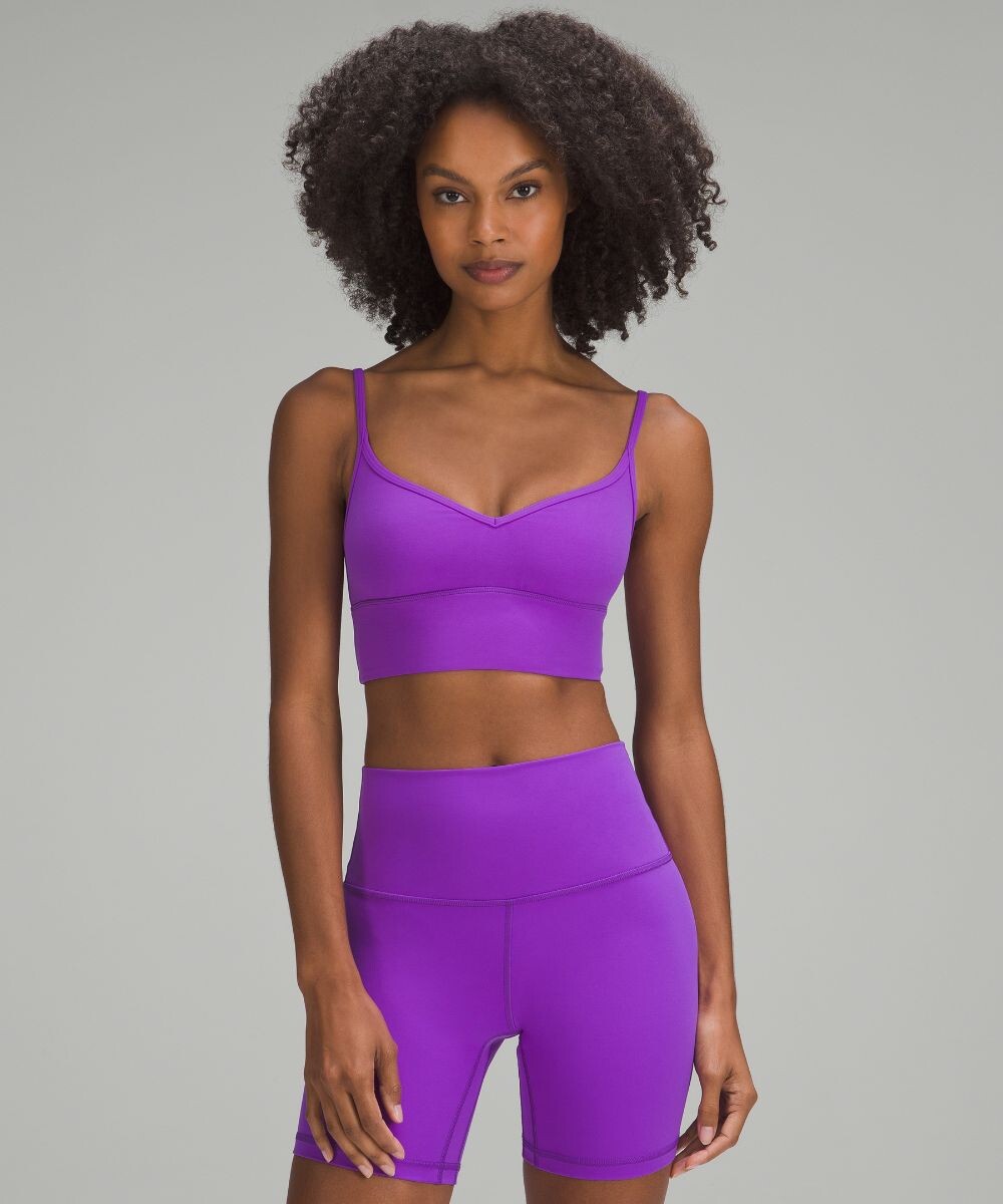 

бюстгальтер Align Sweetheart Lululemon, фиолетовый