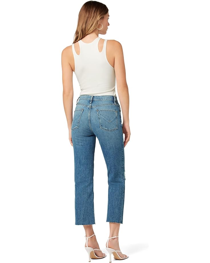 Джинсы Hudson Jeans Remi High-Rise Straight Crop in Stunner, цвет Stunner