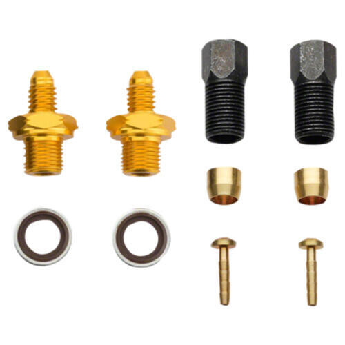 

Комплект гидравлических адаптеров Jagwire Pro Quick-Fit Adapter-Shimano Road / CX Shimano, черный / черный / черный