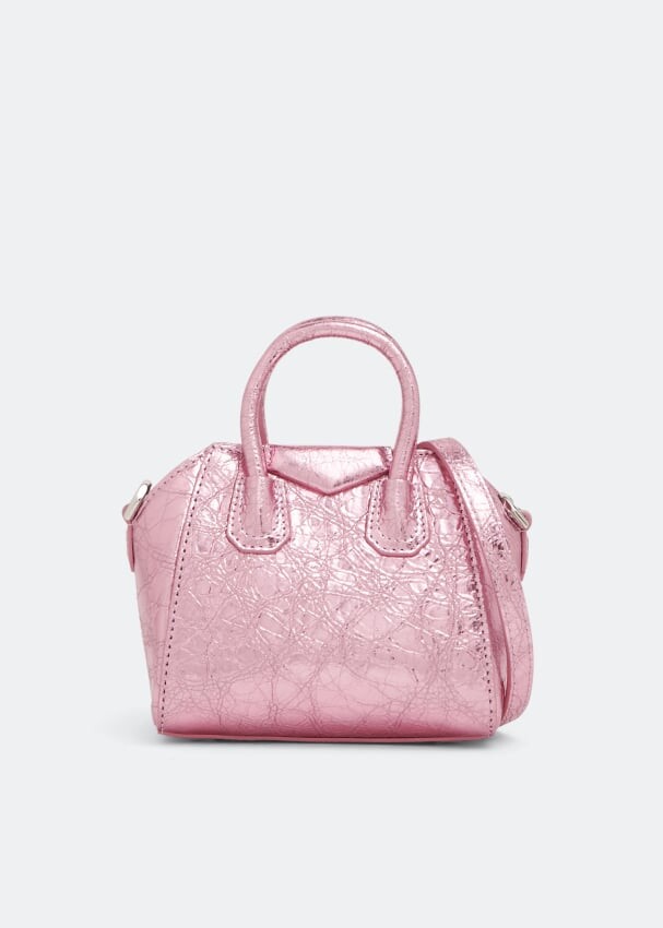 

Сумка GIVENCHY Micro Antigona bag, розовый