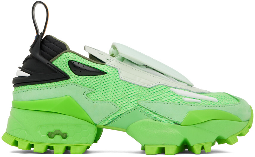 

Зеленые кроссовки Tail Fury Reebok by Pyer Moss