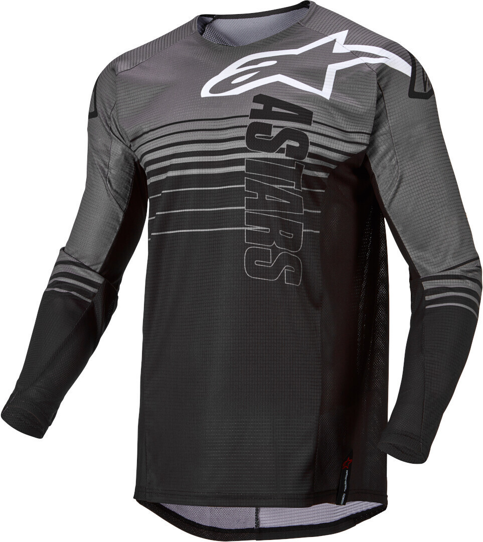 

Мотокросс джерси Alpinestars Techstar Graphite, черный/серый