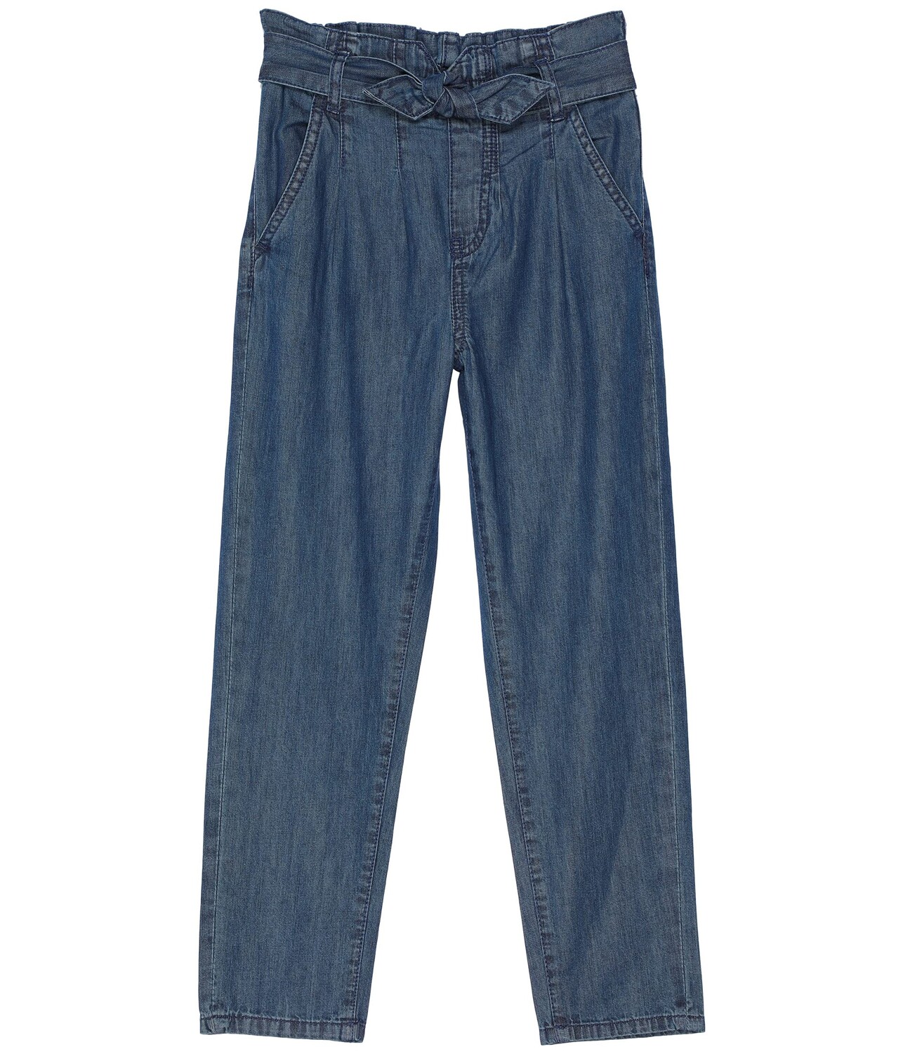 

Джинсы Hudson Kids, Pleated Pull-On Jeans in Dark Chambray