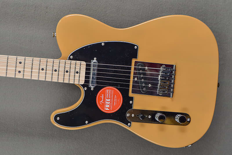 

Telecaster серии Affinity, левая рука, цвет ириски блонд с кленом Squier