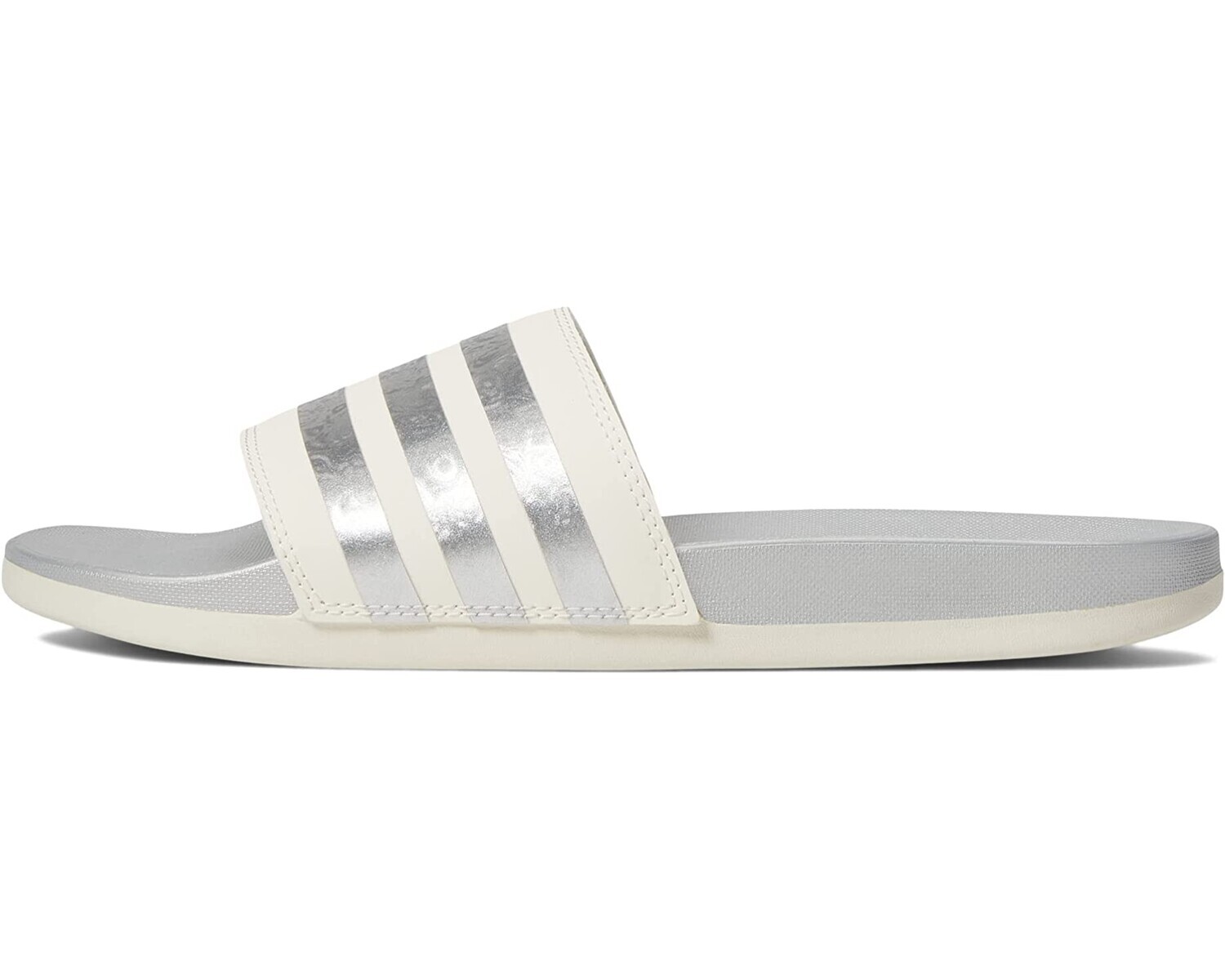 

Сандалии Adidas Adilette Comfort, белый/серебряный