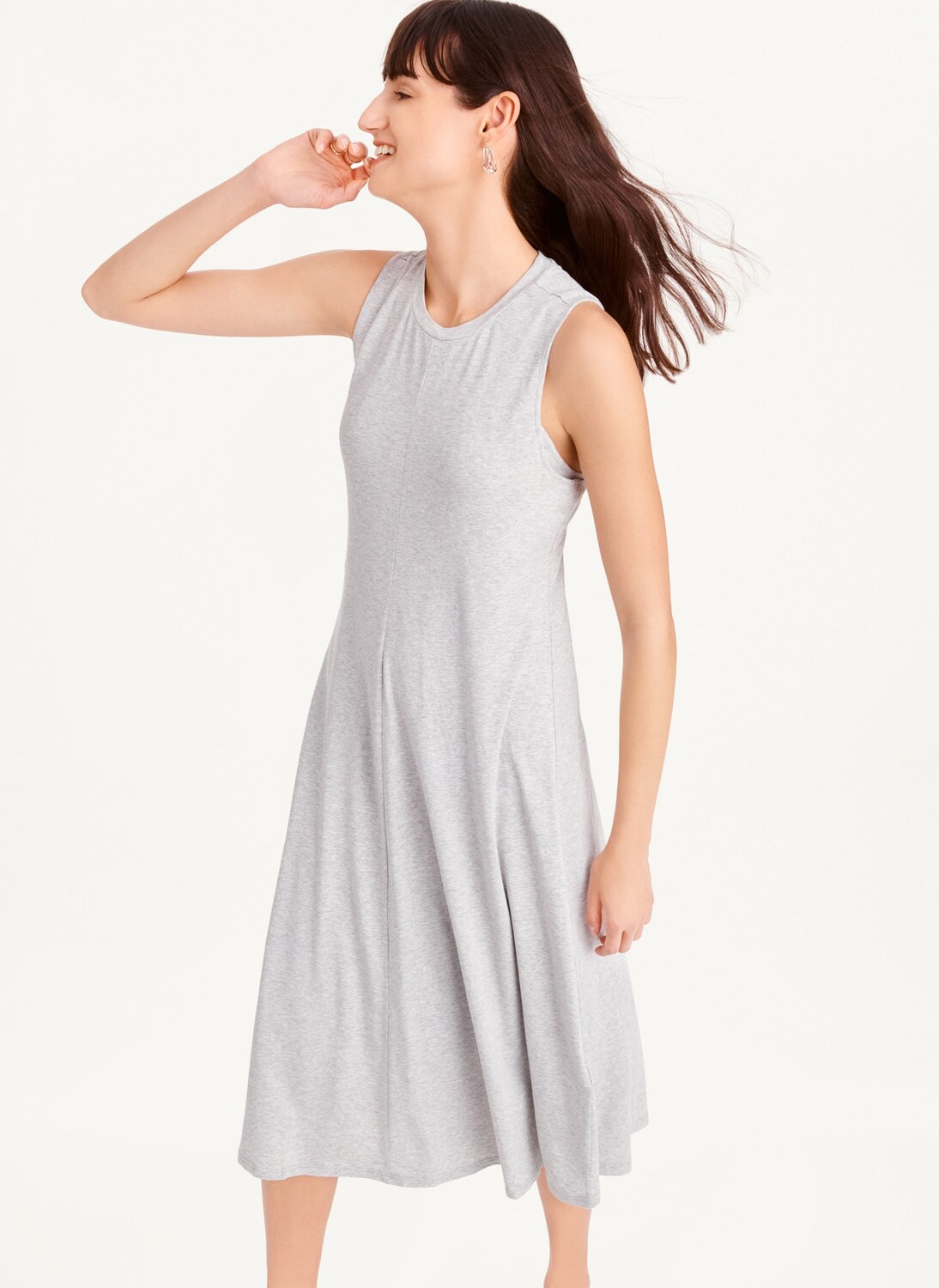 

Платье без рукавов с круглым вырезом DKNY