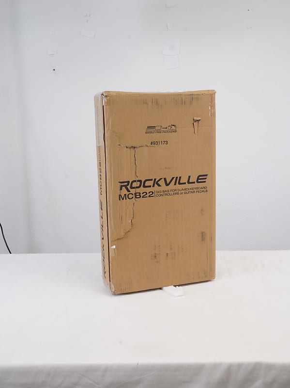 Rockville MCB22 Gig Bag Case 4 DJ/MIDI/Keyboard Controllers/Guitar Pedal Board monoblock effect board package portable handheld guitar effects pedal board pedalboard rockboard case