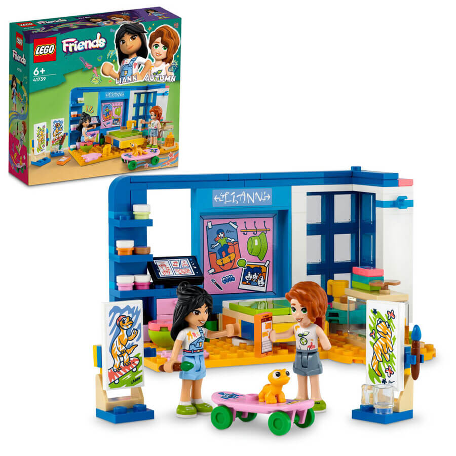 цена Конструктор LEGO Friends Комната Лиэнн 41739, 204 детали
