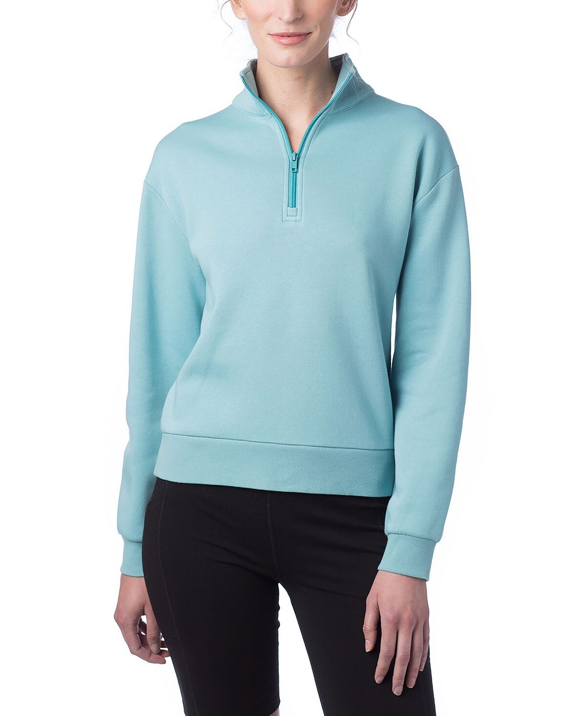 

Женская толстовка eco cozy из флиса с воротником под горло Macy's