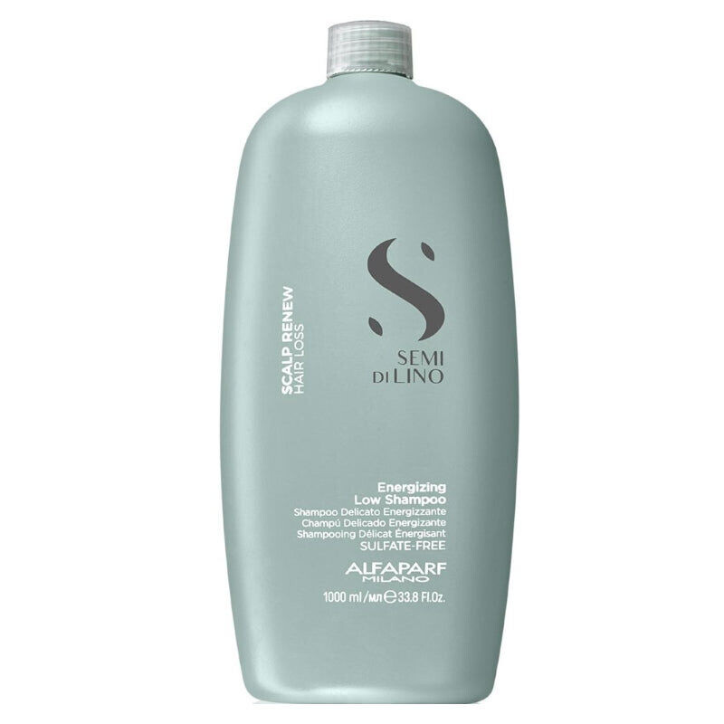 

Alfaparf Semi Di Lino Scalp Renew малопенящийся тонизирующий шампунь для ослабленных и выпадающих волос, 1000 мл