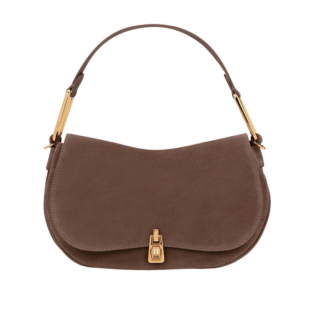 

Сумка Сoccinelle Spring Summer 23 Magie Suede Medium, коричневый