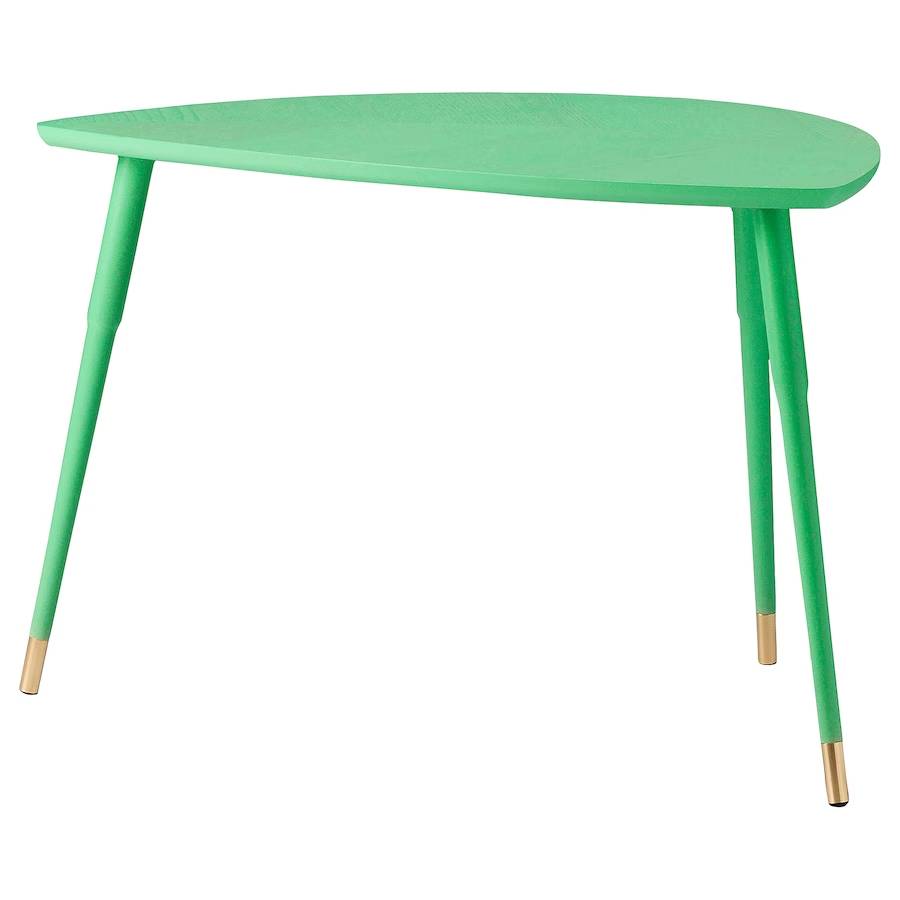 Столик Ikea Lovbacken, зеленый опора мебельная ножки для стола 75 см ножки для мебели loft цвет черный