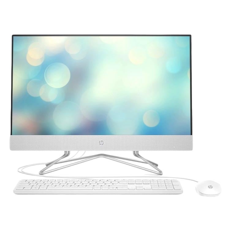 Моноблок HP Bundle AIO 24DF-1004NH, 23.8″, 8Гб/256Гб, i5-1135G7, белый, английская клавиатура - фото