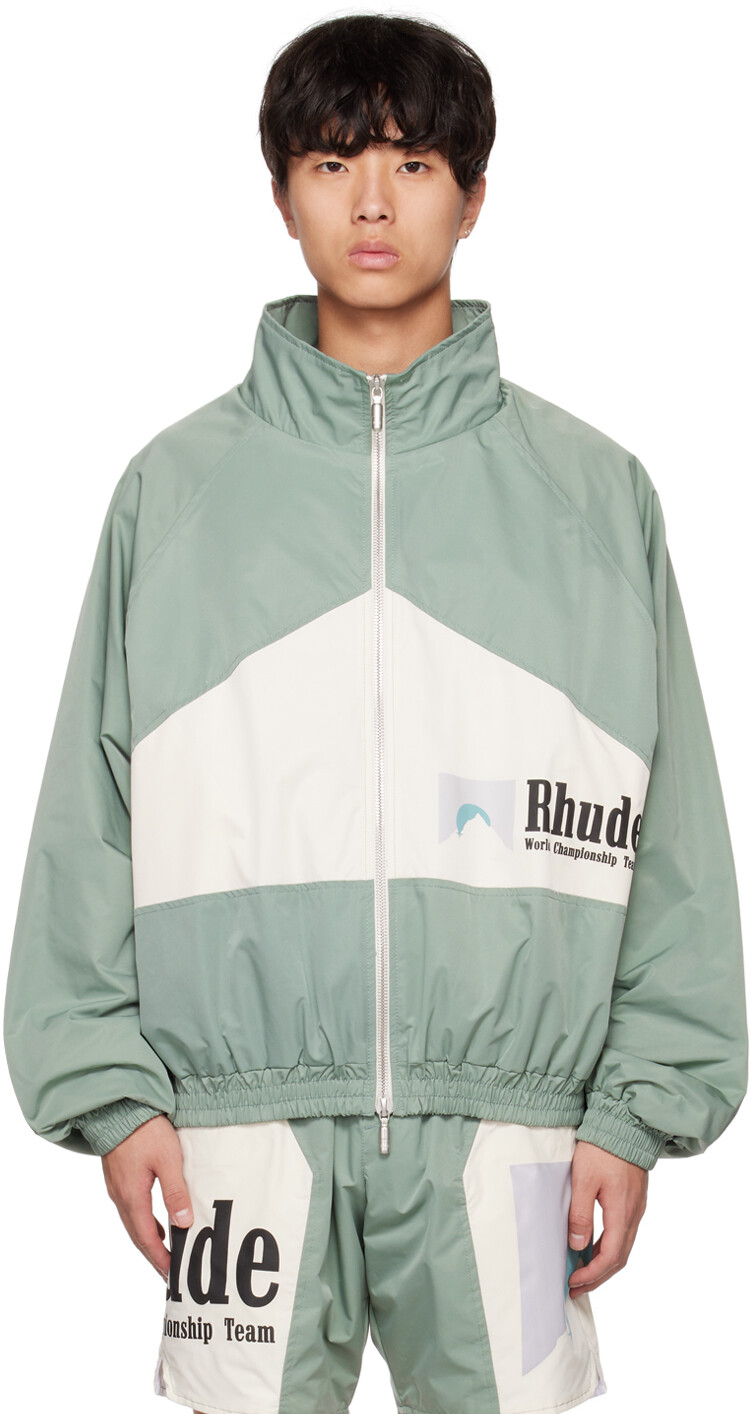 

Сине-белая летная куртка Senna Rhude