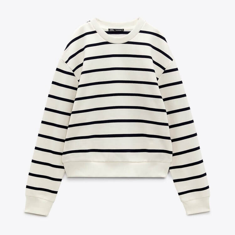 

Свитшот Zara Striped, полосатый