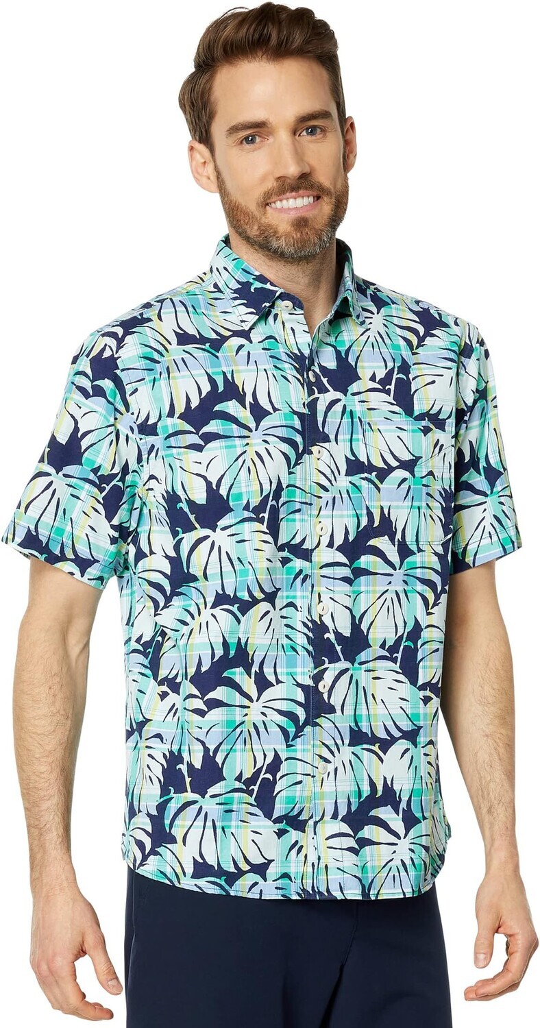 

Рубашка Plaid Over Paradise Tommy Bahama, цвет Coastline