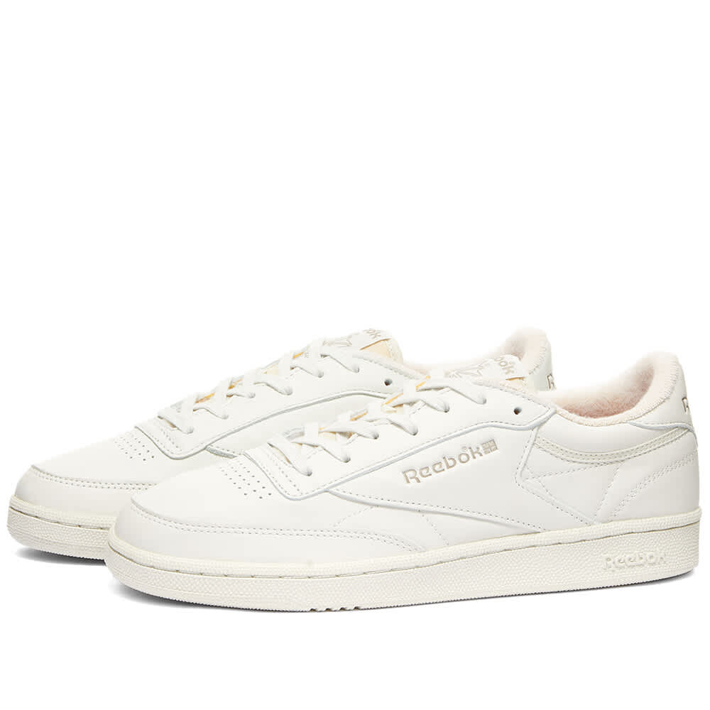 

Кроссовки Reebok Club C 85, бело-красный