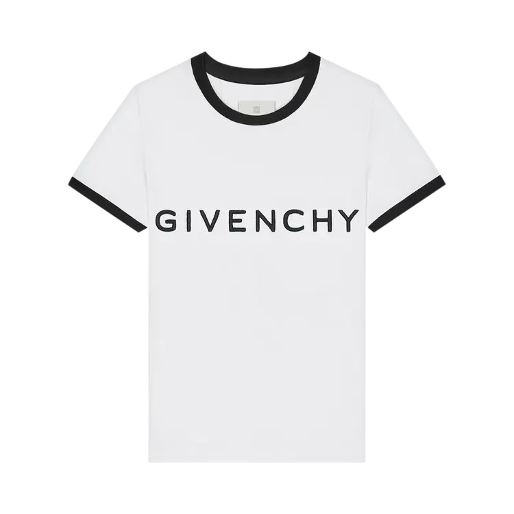 

Рубашка Givenchy Ringer T 'White/Black', белый
