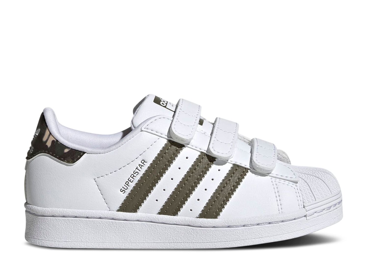 

Кроссовки adidas Superstar Little Kid 'White Camo', белый