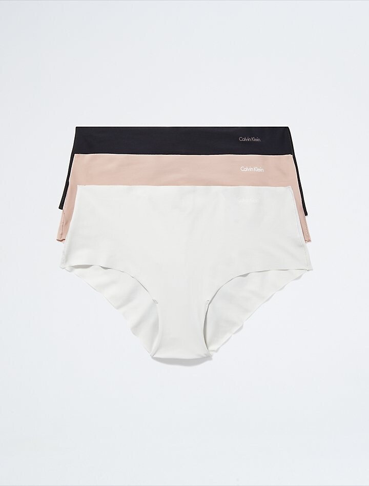 

Хипстер из 3 комплектов Invisibles Calvin Klein, черный