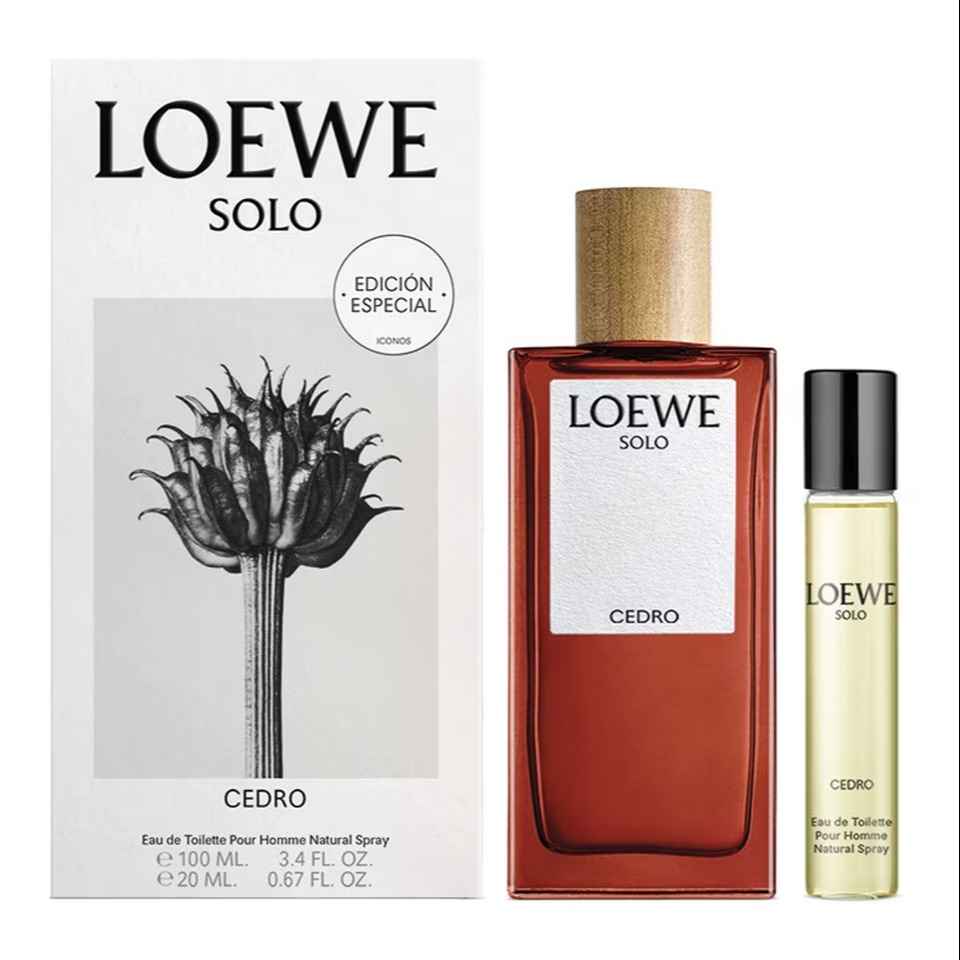 цена Туалетная вода Loewe Solo Cedro, 100мл + 20мл